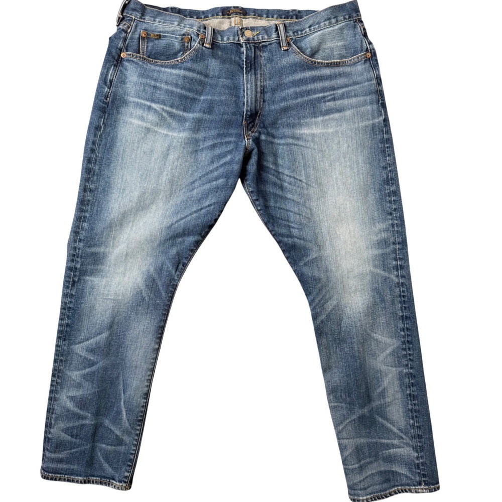 Polo Ralph Lauren Varick Slim Straight Jeans Mens 38x30 Blue Denim Casual